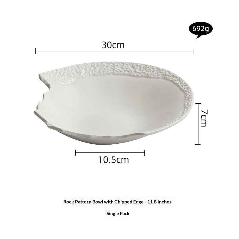 Plato de Cerámica Irregular Kuro - imagen 3