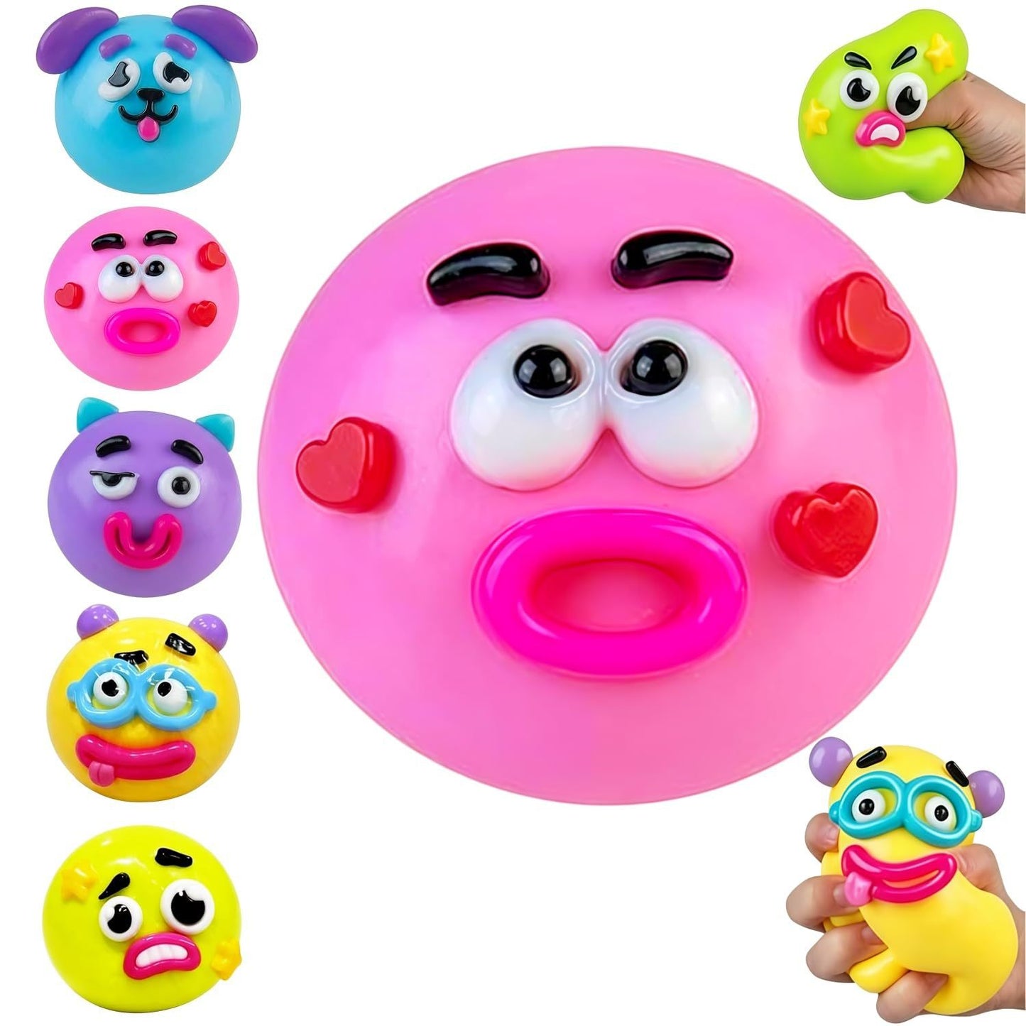Squishy Antiestrés Cara Divertida Kuro - imagen 3
