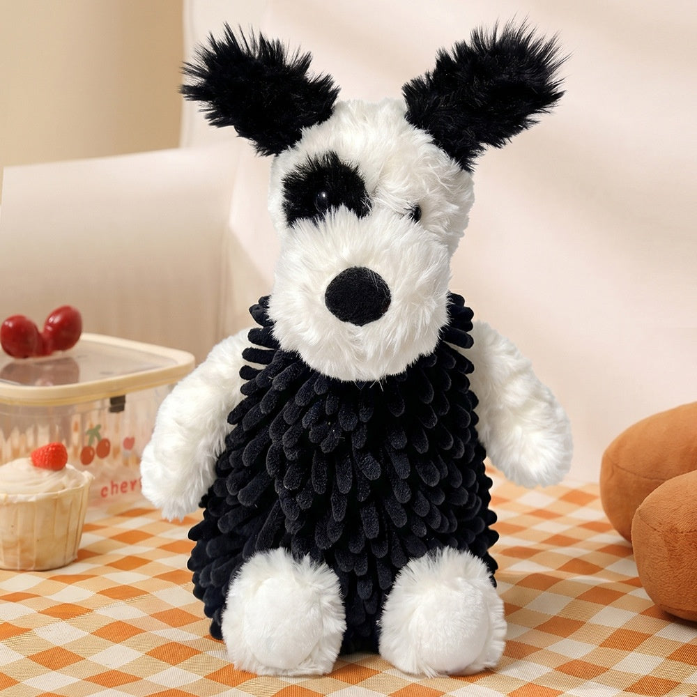 Peluche Reconfortante Kuro - En blanco y negro