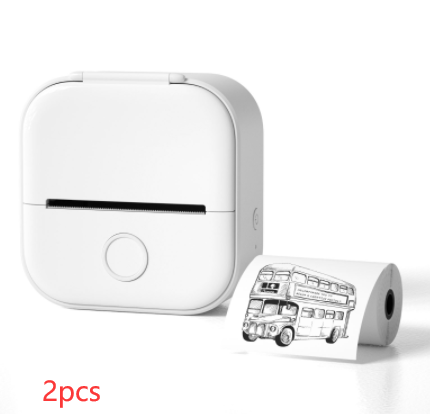 Mini Impresora Térmica Portátil Kuro - Blanco 2 piezas
