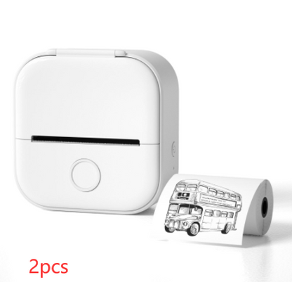 Mini Impresora Térmica Portátil Kuro - Blanco 2 piezas