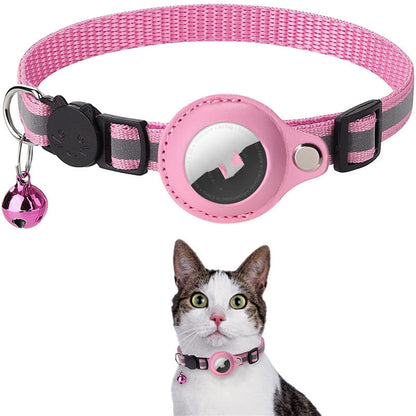 Collar Reflectante para AirTag Kuro - Rosa