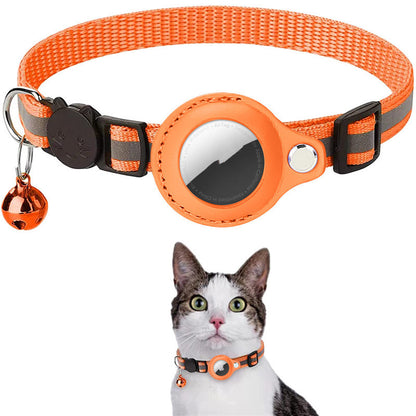 Collar Reflectante para AirTag Kuro - Naranja