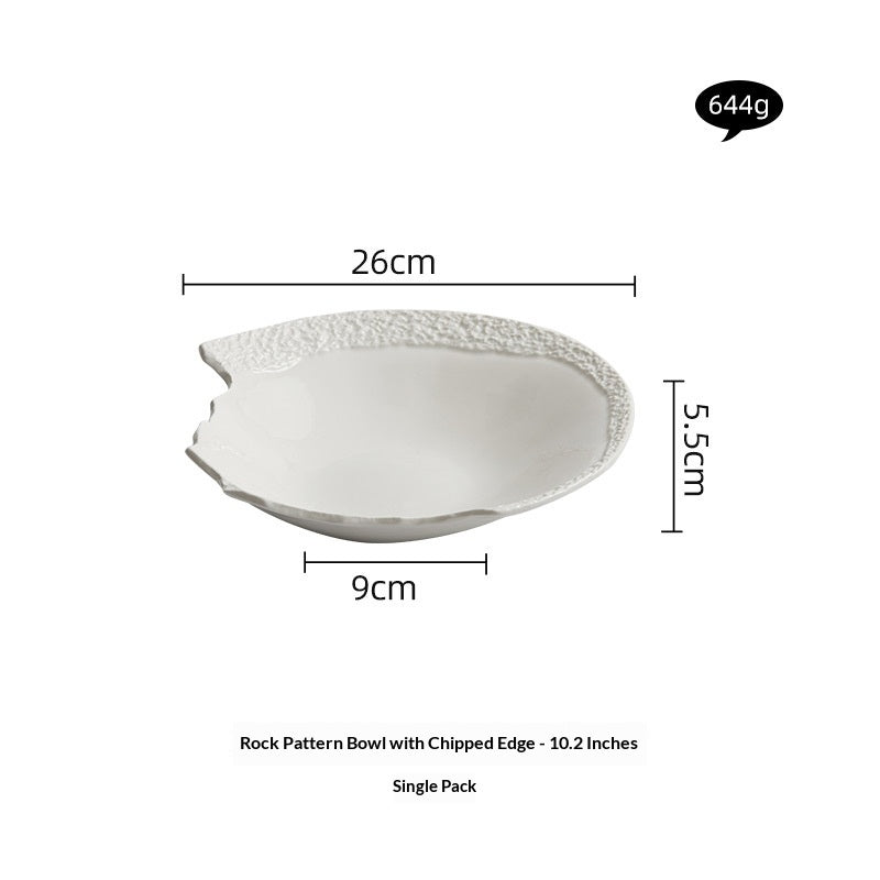 Plato de Cerámica Irregular Kuro - imagen 1