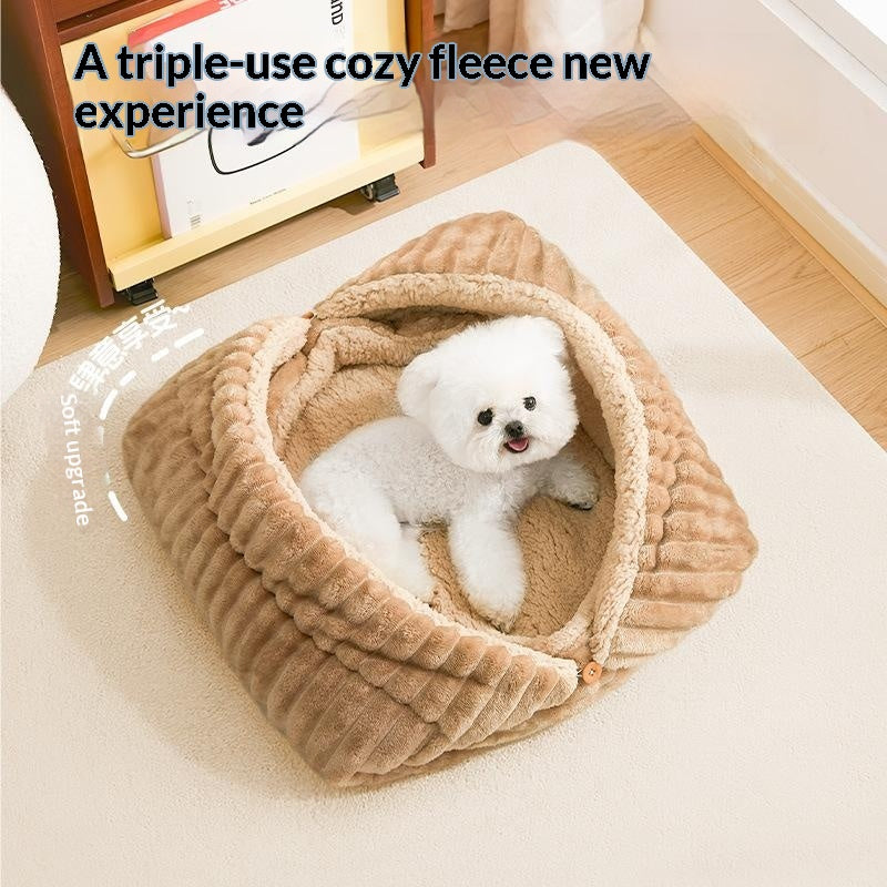 Cama Nido de Felpa para Mascotas - imagen 2