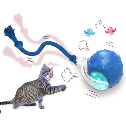 Bola Interactiva para Gatos Kuro - El canto de los pájaros es azul.