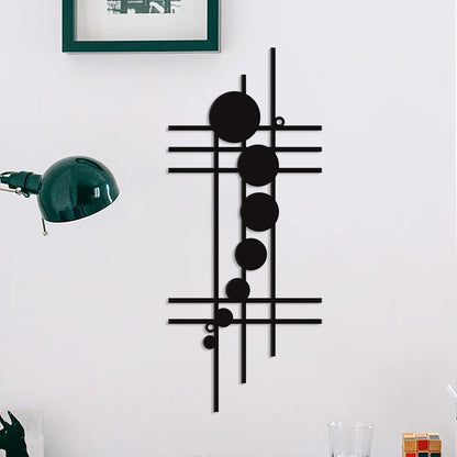 Decoración de Pared Metal Geométrico Kuro - imagen 2