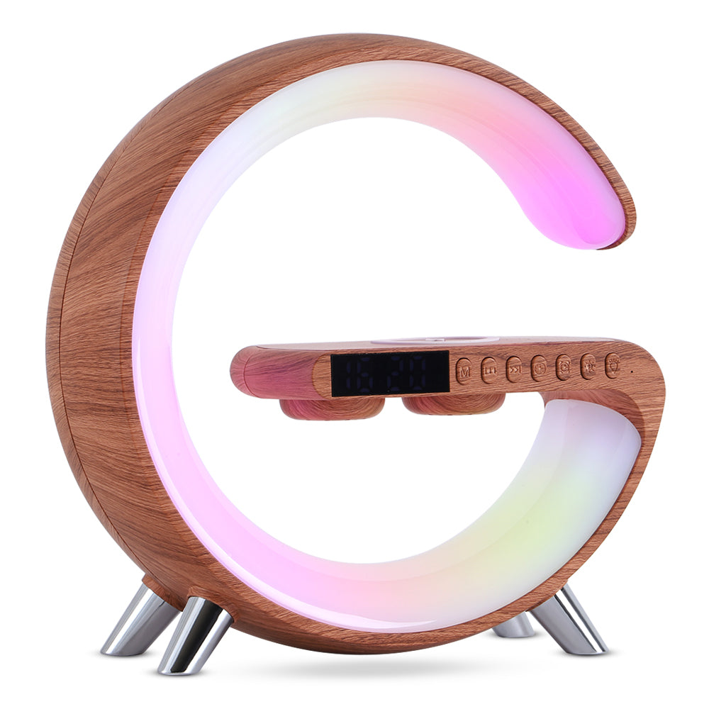 Lámpara G Inteligente RGB con Altavoz Kuro - Color madera EE.UU.