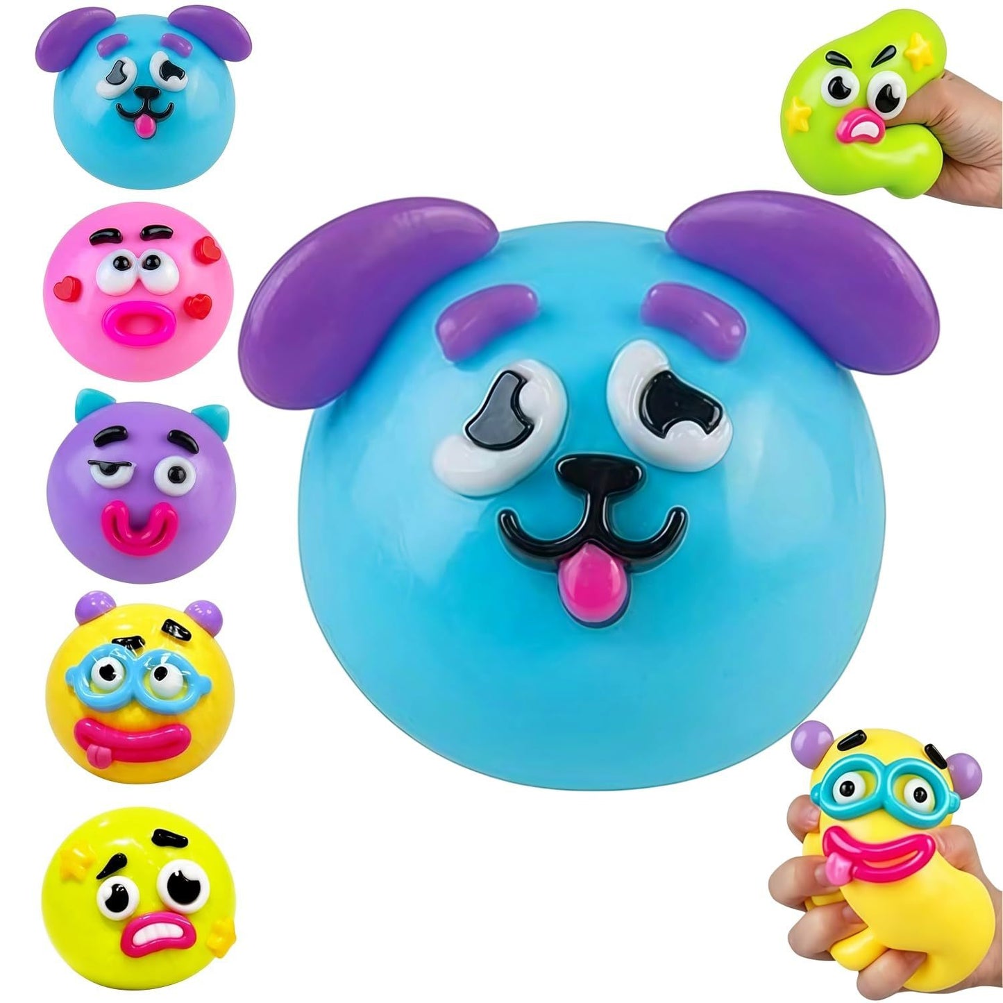Squishy Antiestrés Cara Divertida Kuro - imagen 6