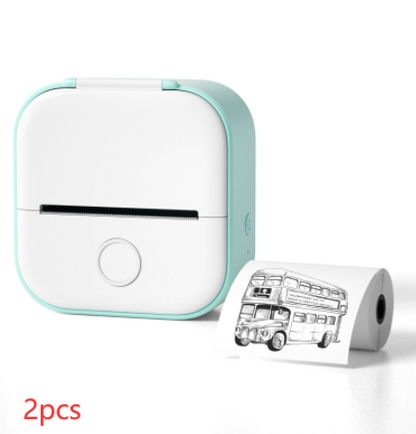Mini Impresora Térmica Portátil Kuro - Verde 2 piezas