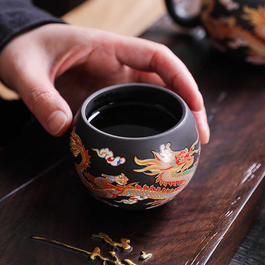 Taza Camaleón Dragón y Fénix Kuro - imagen 1