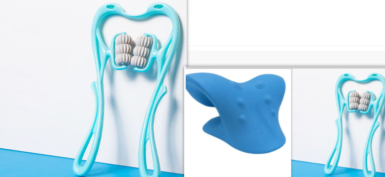 Masajeador de Cuello Manual de 6 Rodillos Kuro - Conjunto 3
