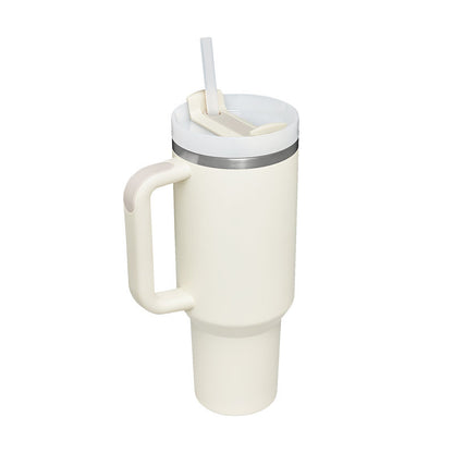 Vaso Térmico 40oz - Blanco crema
