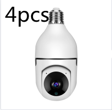 Cámara WiFi Bombilla 360 Kuro - YIIOT 2 millones 4 Uds visión nocturna infrarroja 5GWiFi