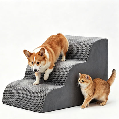 Escaleras de espuma para perros y gatos (3 escalones) - imagen 1