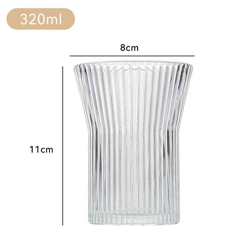 Vasos de Cristal con Funda de Piel Kuro - Sin funda aislante
