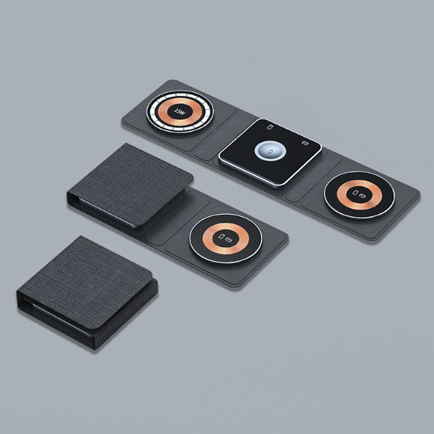 Cargador Magnético Plegable 3 en 1 Kuro - imagen 1