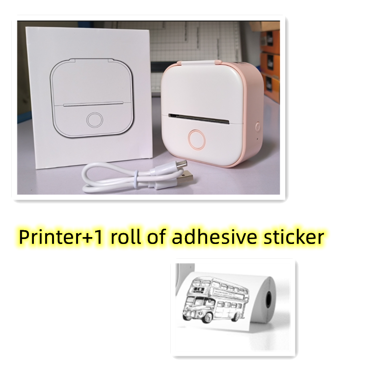 Mini Impresora Térmica Portátil Kuro - Rosa