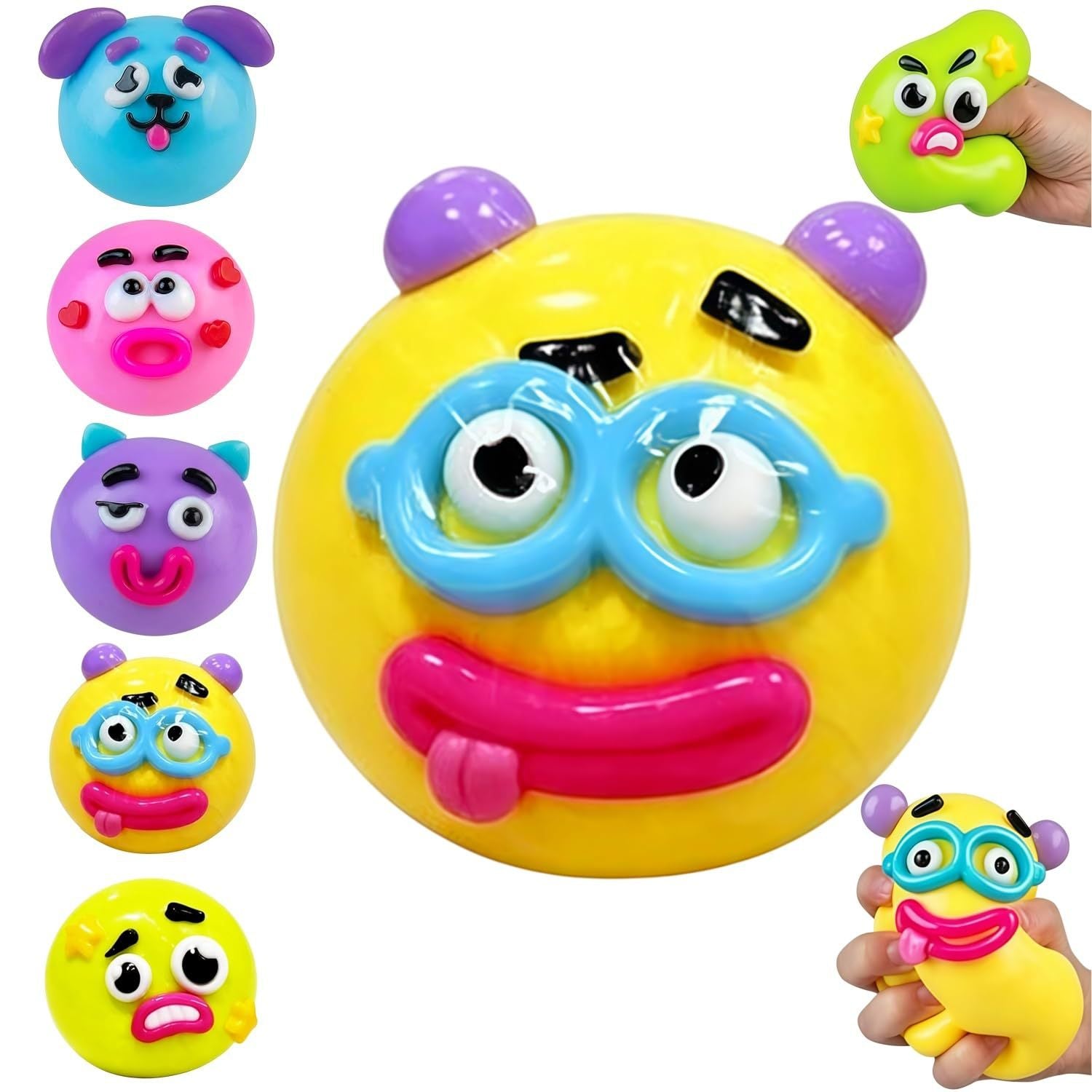 Squishy Antiestrés Cara Divertida Kuro - imagen 8