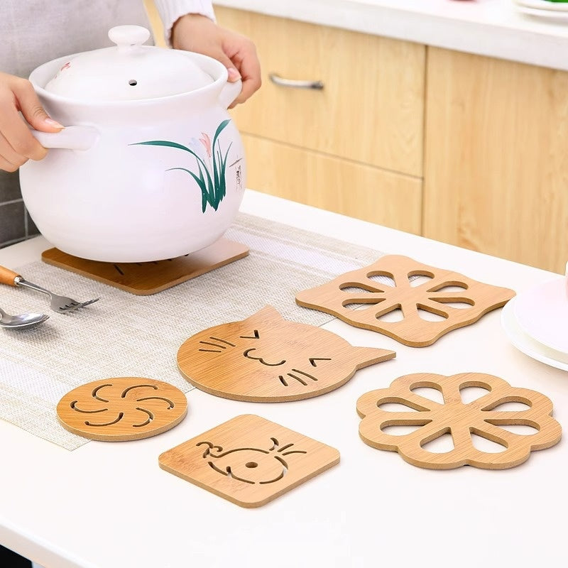 Posavasos de Madera Gato Kuro - imagen 3