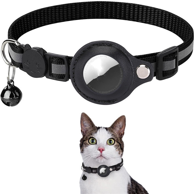 Collar Reflectante para AirTag Kuro - Negro