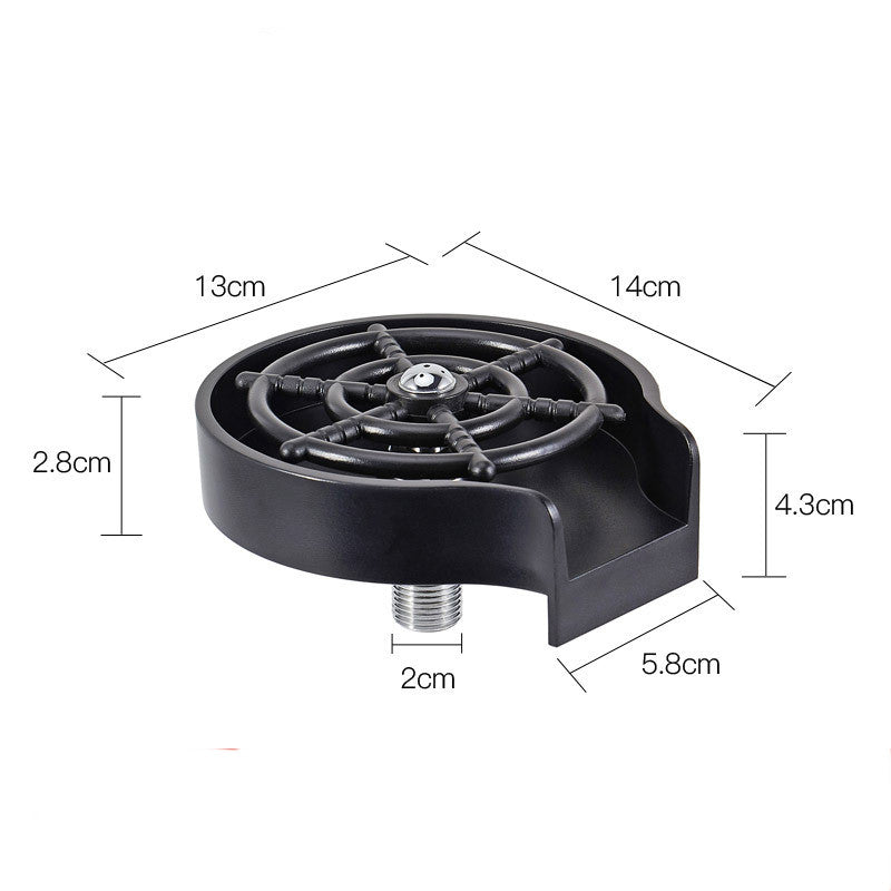Lavavasos Automático de Fregadero Kuro - Negro