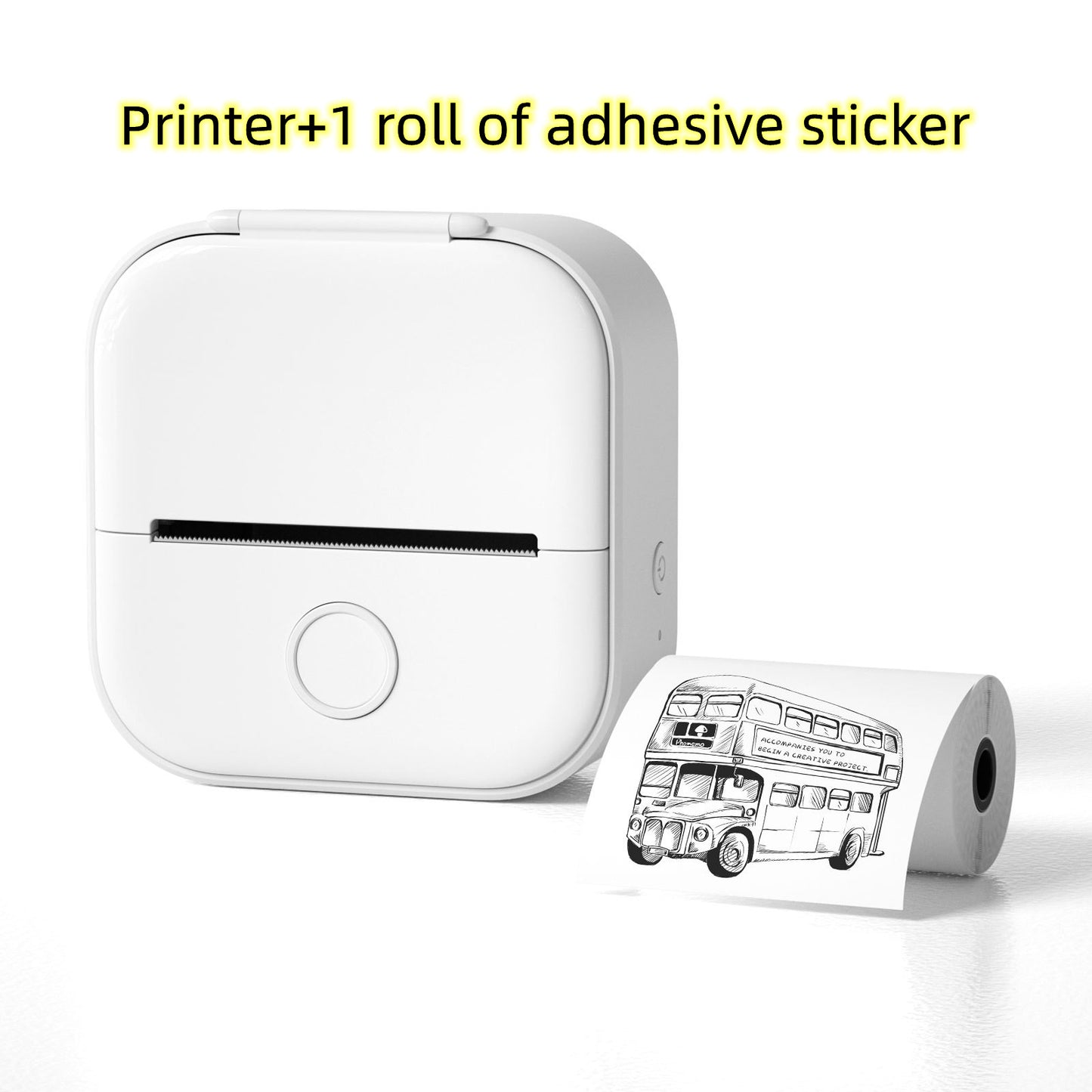 Mini Impresora Térmica Portátil Kuro - Blanco