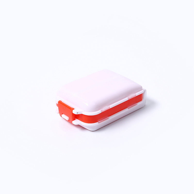 Pastillero Organizador Plegable Kuro - Naranja Blanco