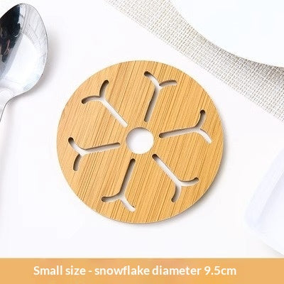 Posavasos de Madera Gato Kuro - Pequeño copo de nieve