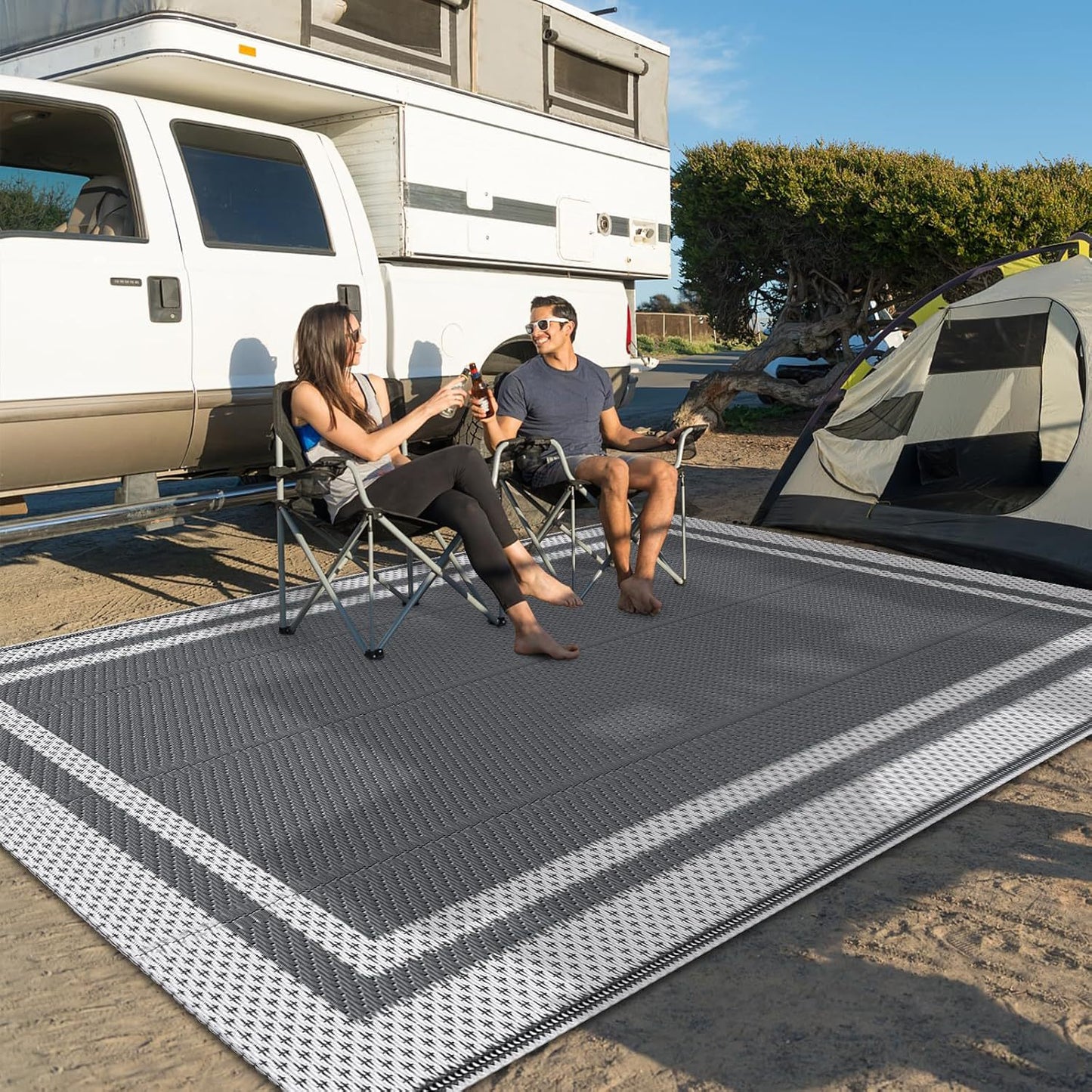 Alfombra de Picnic Reversible Impermeable - imagen 3